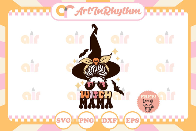 Halloween witch mama svg SVG Artinrhythm shop 