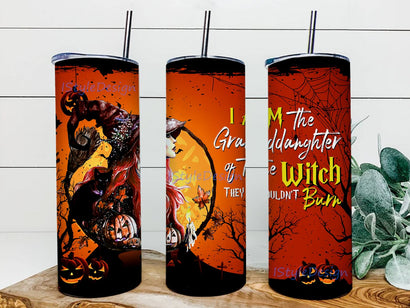 Halloween Witch PNG, 20oz Skinny Tumbler, Sublimation Designs, Tumbler Wrap, Coffee Tumbler Template, Digital Download Sublimation iStyleDesign 