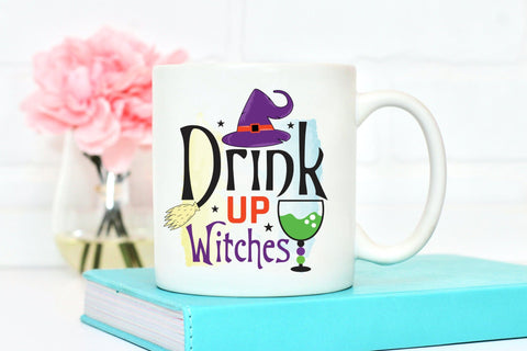 Halloween Witch PNG - Drink up Witches Sublimation CraftLabSVG 