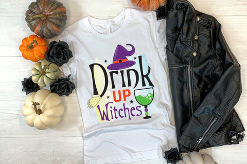 Halloween Witch PNG - Drink up Witches Sublimation CraftLabSVG 