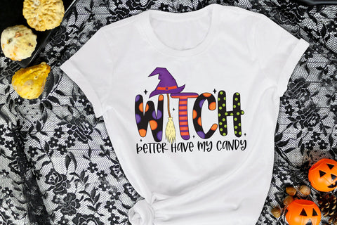 Halloween Witch PNG Sublimation Bundle Sublimation CraftLabSVG 