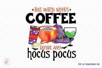 Halloween Witch PNG Sublimation Design Sublimation CraftLabSVG 