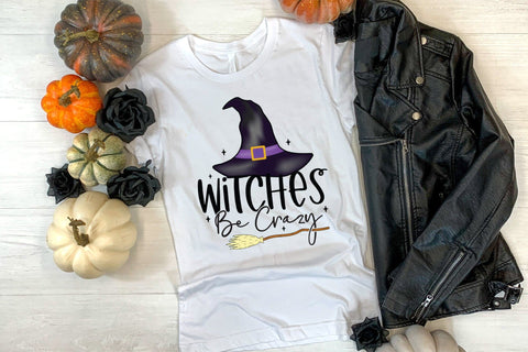 Halloween Witch PNG, Witches Be Crazy Sublimation CraftLabSVG 