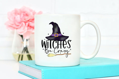 Halloween Witch PNG, Witches Be Crazy Sublimation CraftLabSVG 