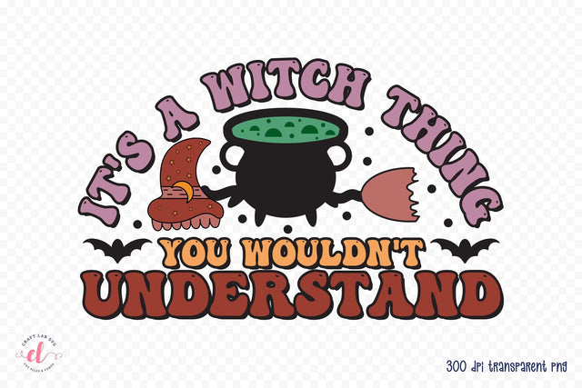 Halloween Witch Sublimation Design PNG Sublimation CraftLabSVG 