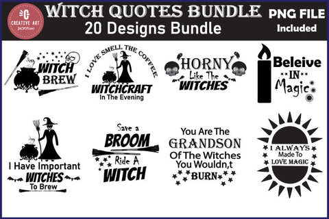 Halloween Witch Sublimation Designs - Witch halloween PNG SVG jacpot007 