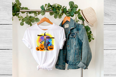 Halloween witch sublimation | Halloween pumpkin Sublimation Svetana Studio 