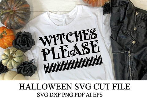 Halloween Witch SVG. Halloween SVG Cut File. SVG Samaha Design 