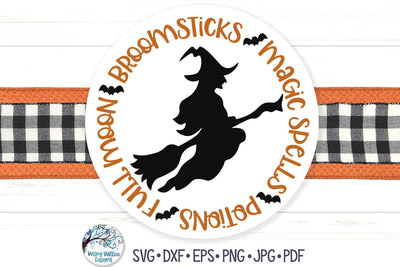 Halloween Witch SVG SVG Wispy Willow Designs 