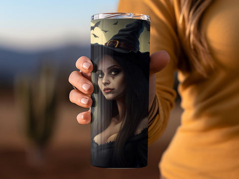 Halloween Witch Tumbler wrap Sublimation Luvleigh Digitals 