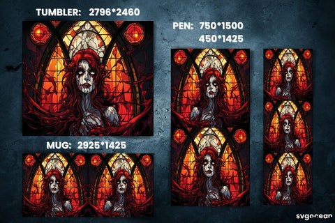 Halloween Witch Wrap Bundle | Tumbler | Mug | Pen Sublimation SvgOcean 