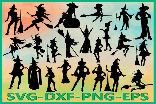 Halloween Witches Svg SVG AlexSVGStudio 