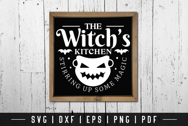 Halloween Witch's Kitchen Sign SVG SVG CraftLabSVG 