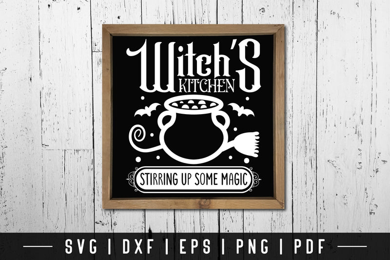 Halloween Witch's Kitchen SVG Sign SVG CraftLabSVG 