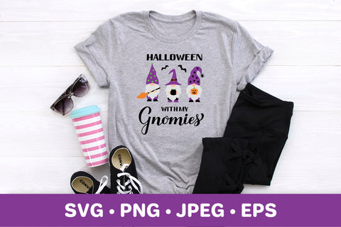 Halloween with my Gnomies. Cute Halloween gnomes SVG SVG LaBelezoka 