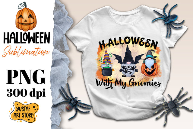 Halloween with my gnomies. Halloween Gnome sublimation Sublimation Yustaf Art Store 