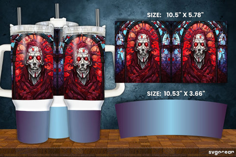 Halloween Zombie Wrap Bundle | Tumbler | Mug | Pen Sublimation SvgOcean 