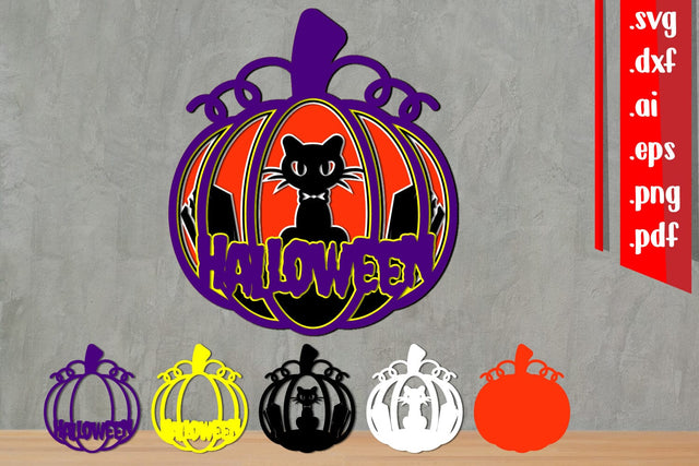 Halloween/Pumkin Layered 2 SVG zafrans studio 