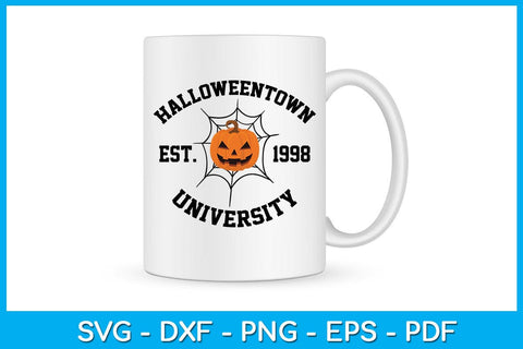 Halloweentown University Est 1998 Halloween SVG PNG PDF Cut File SVG Creativedesigntee 