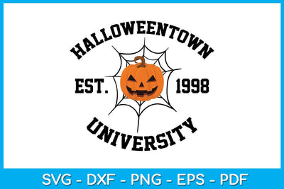 Halloweentown University Est 1998 Halloween SVG PNG PDF Cut File SVG Creativedesigntee 