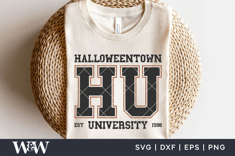 Halloweentown University SVG | Halloween Shirt SVG SVG Wood And Walt 