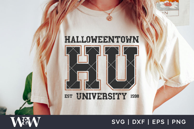 Halloweentown University SVG | Halloween Shirt SVG SVG Wood And Walt 