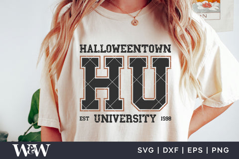 Halloweentown University SVG | Halloween Shirt SVG SVG Wood And Walt 