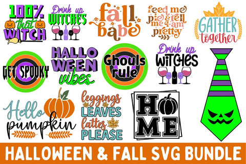 Hallowen Fall SVG Bundle SVG Designangry 