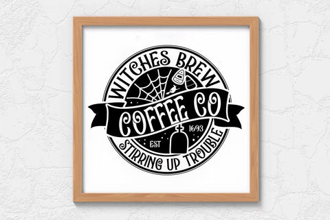 Hallowen SVG Design, Witches Brew Coffee Co SVG FiveStarCrafting 