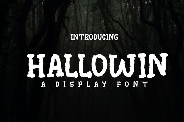 Hallowin Font LetterdayStudio 