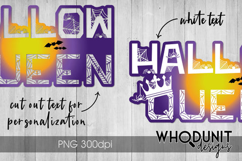 HallowQueen Sublimation file | Halloween PNG Sublimation Whodunit Designs 