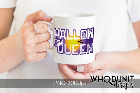 HallowQueen Sublimation file | Halloween PNG Sublimation Whodunit Designs 
