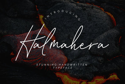 Halmahera Handwritten Script Font Creatype Studio 