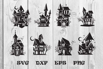 Haloween House SVG DXF EPS PNG SVG dadan_pm 