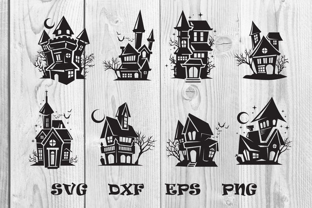 Haloween House SVG DXF EPS PNG SVG dadan_pm 