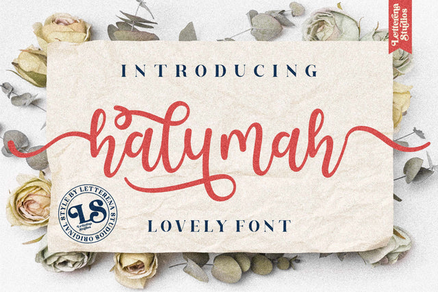 halymah Font Letterena Studios 