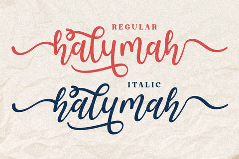 halymah Font Letterena Studios 