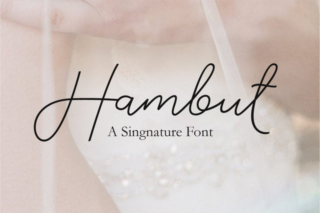 Hambut Font gatype 