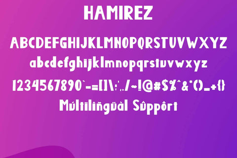 Hamirez Font Prasetya Letter 