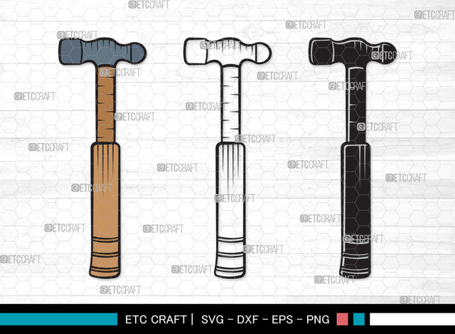 Hammer Clipart SVG | Claw Hammer Svg | Thor Hammer Svg | Hammer Tool Svg | Hammer Black Svg | Hand Tool Svg | Hammer Clipart SVG ETC Craft 
