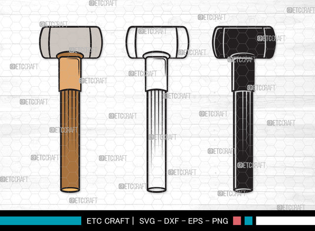 Hammer Clipart SVG | Claw Hammer Svg | Thor Hammer Svg | Hammer Tool Svg | Hammer Black Svg | Hand Tool Svg | Hammer Clipart SVG ETC Craft 