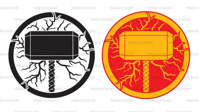 Hammer of Thor SVG TribaliumArtSF 