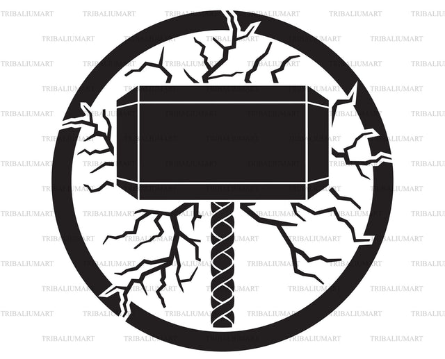 Hammer of Thor SVG TribaliumArtSF 