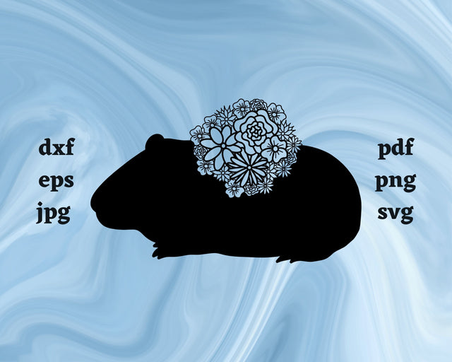 Hamster Mandala SVG Cut File SVG Northern Light SVG 