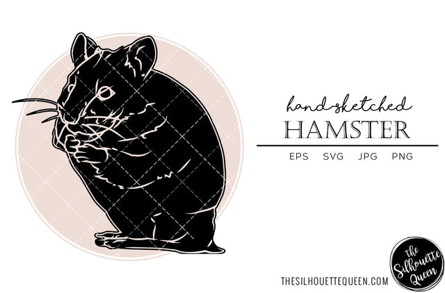 Hamster Sketch Vector SVG Loveleen Kaur 