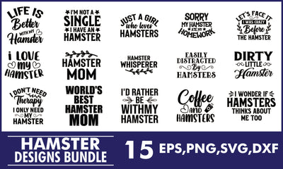 Hamster SVG Designs bundle SVG PatternFeed8 