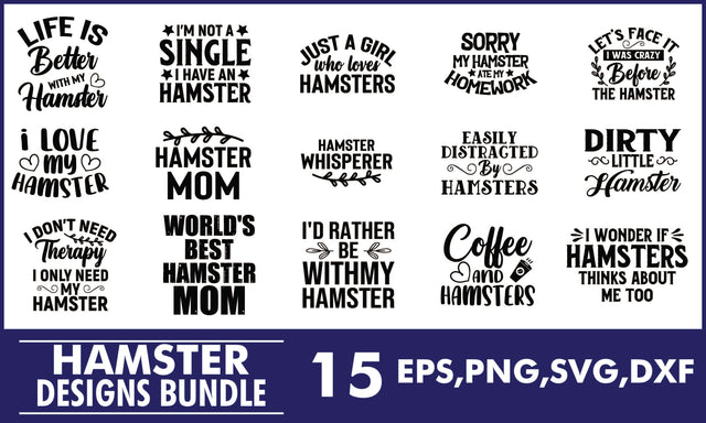 Hamster SVG Designs bundle SVG PatternFeed8 