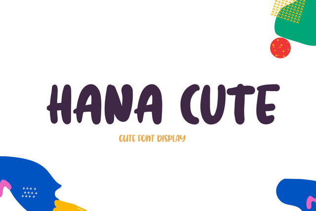 Hana Cute Font Font Fauz 