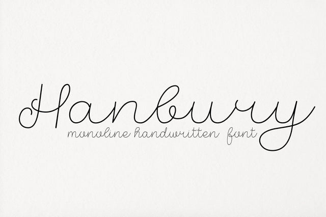 Hanbury Font Sunday Nomad 