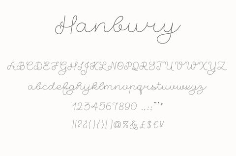 Hanbury Font Sunday Nomad 